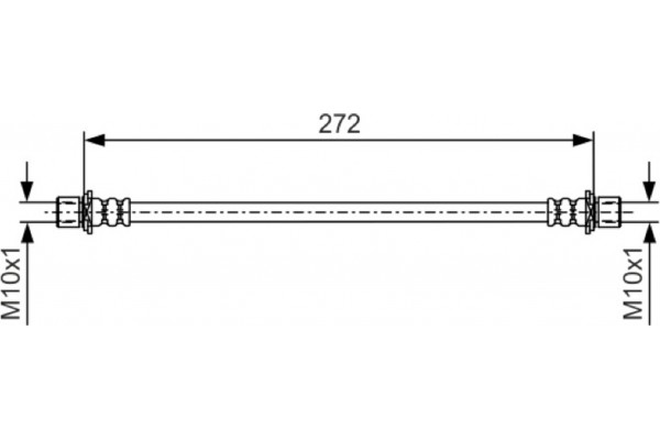 Bosch Ελαστικός Σωλήνας Φρένων - 1 987 481 192