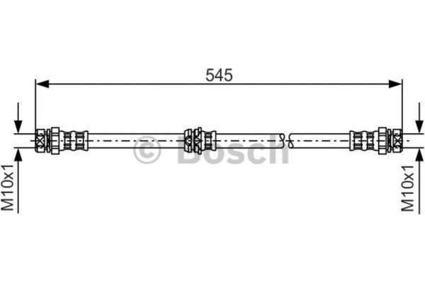 Bosch Ελαστικός Σωλήνας Φρένων - 1 987 481 302