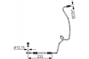 Bosch Ελαστικός Σωλήνας Φρένων - 1 987 481 338