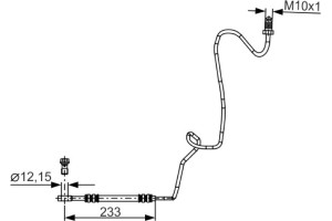 Bosch Ελαστικός Σωλήνας Φρένων - 1 987 481 339
