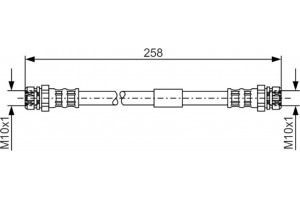 Bosch Ελαστικός Σωλήνας Φρένων - 1 987 481 369