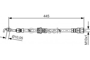 Bosch Ελαστικός Σωλήνας Φρένων - 1 987 481 386
