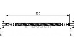 Bosch Ελαστικός Σωλήνας Φρένων - 1 987 481 394