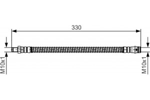 Bosch Ελαστικός Σωλήνας Φρένων - 1 987 481 394