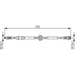Bosch Ελαστικός Σωλήνας Φρένων - 1 987 481 397