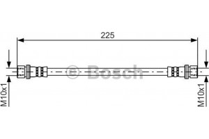Bosch Ελαστικός Σωλήνας Φρένων - 1 987 481 413