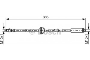 Bosch Ελαστικός Σωλήνας Φρένων - 1 987 481 418