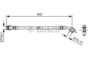 Bosch Ελαστικός Σωλήνας Φρένων - 1 987 481 424