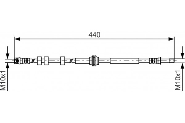 Bosch Ελαστικός Σωλήνας Φρένων - 1 987 481 430 Bosch Ελαστικός Σωλήνας Φρένων - 1 987 481 430