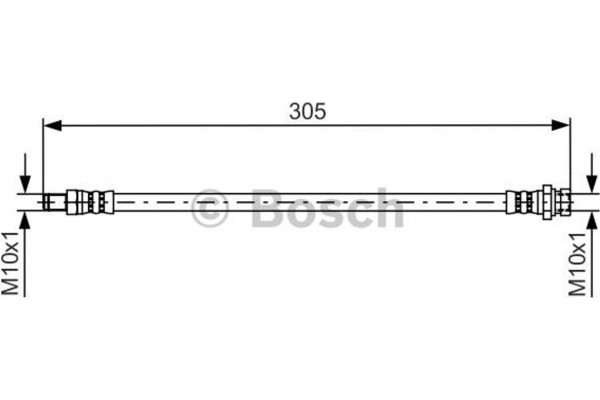 Bosch Ελαστικός Σωλήνας Φρένων - 1 987 481 442