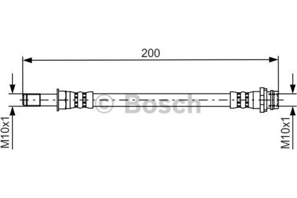Bosch Ελαστικός Σωλήνας Φρένων - 1 987 481 443