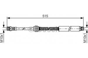 Bosch Ελαστικός Σωλήνας Φρένων - 1 987 481 447