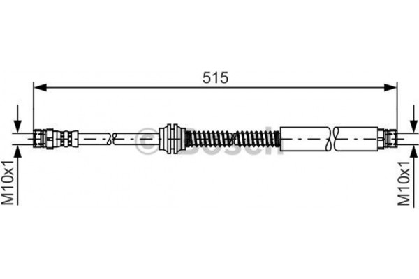 Bosch Ελαστικός Σωλήνας Φρένων - 1 987 481 447