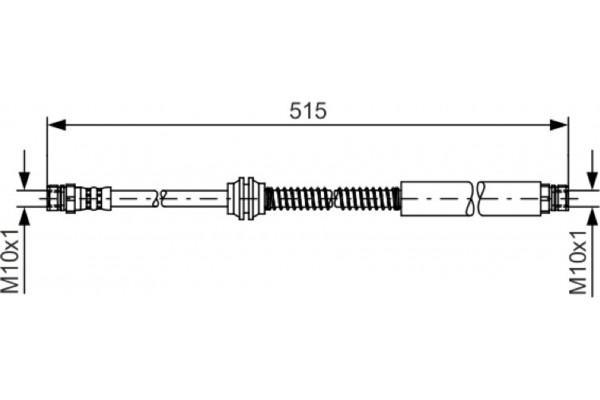 Bosch Ελαστικός Σωλήνας Φρένων - 1 987 481 447 Bosch Ελαστικός Σωλήνας Φρένων - 1 987 481 447