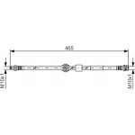 Bosch Ελαστικός Σωλήνας Φρένων - 1 987 481 451