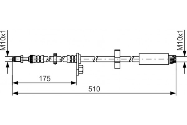 Bosch Ελαστικός Σωλήνας Φρένων - 1 987 481 453 Bosch Ελαστικός Σωλήνας Φρένων - 1 987 481 453