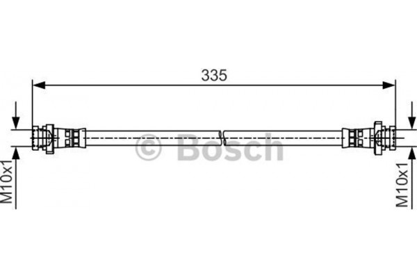 Bosch Ελαστικός Σωλήνας Φρένων - 1 987 481 477