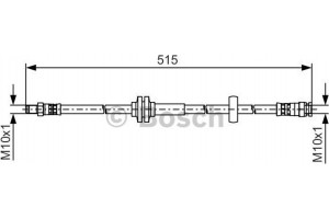 Bosch Ελαστικός Σωλήνας Φρένων - 1 987 481 482