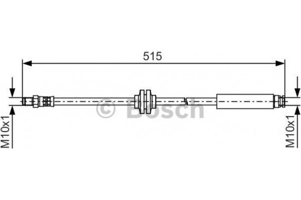 Bosch Ελαστικός Σωλήνας Φρένων - 1 987 481 483