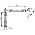 Bosch Ελαστικός Σωλήνας Φρένων - 1 987 481 485 Bosch Ελαστικός Σωλήνας Φρένων - 1 987 481 485