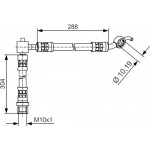 Bosch Ελαστικός Σωλήνας Φρένων - 1 987 481 486 Bosch Ελαστικός Σωλήνας Φρένων - 1 987 481 486