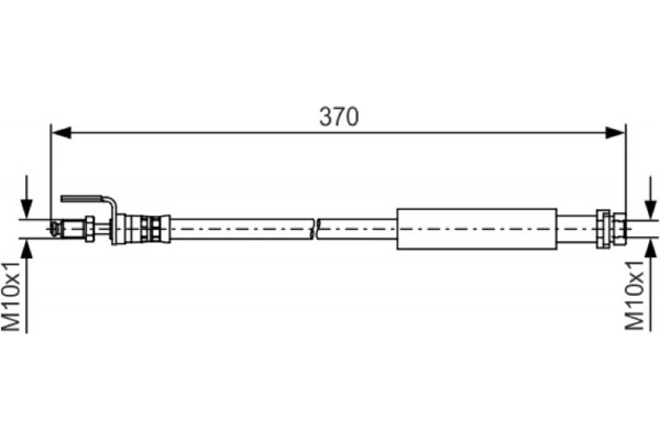 Bosch Ελαστικός Σωλήνας Φρένων - 1 987 481 487 Bosch Ελαστικός Σωλήνας Φρένων - 1 987 481 487