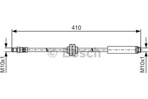 Bosch Ελαστικός Σωλήνας Φρένων - 1 987 481 492