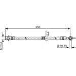 Bosch Ελαστικός Σωλήνας Φρένων - 1 987 481 494