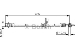 Bosch Ελαστικός Σωλήνας Φρένων - 1 987 481 494