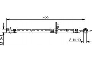 Bosch Ελαστικός Σωλήνας Φρένων - 1 987 481 494