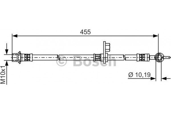 Bosch Ελαστικός Σωλήνας Φρένων - 1 987 481 494