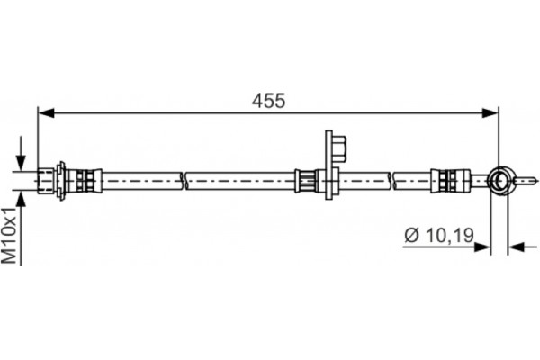 Bosch Ελαστικός Σωλήνας Φρένων - 1 987 481 494
