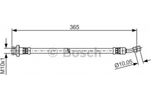 Bosch Ελαστικός Σωλήνας Φρένων - 1 987 481 499