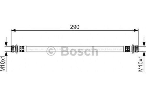 Bosch Ελαστικός Σωλήνας Φρένων - 1 987 481 502