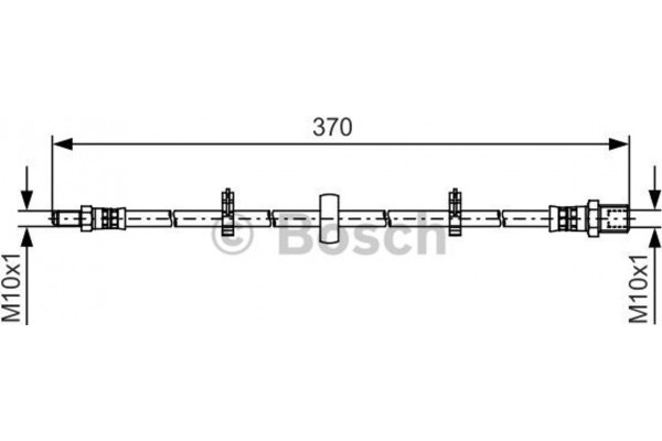 Bosch Ελαστικός Σωλήνας Φρένων - 1 987 481 508