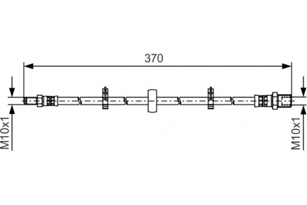 Bosch Ελαστικός Σωλήνας Φρένων - 1 987 481 508 Bosch Ελαστικός Σωλήνας Φρένων - 1 987 481 508