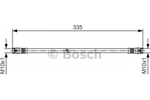 Bosch Ελαστικός Σωλήνας Φρένων - 1 987 481 517