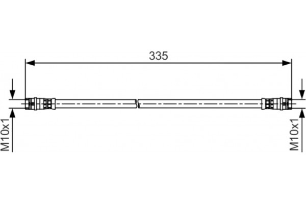 Bosch Ελαστικός Σωλήνας Φρένων - 1 987 481 517