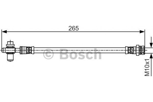 Bosch Ελαστικός Σωλήνας Φρένων - 1 987 481 518