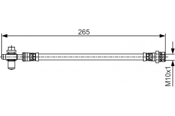 Bosch Ελαστικός Σωλήνας Φρένων - 1 987 481 518