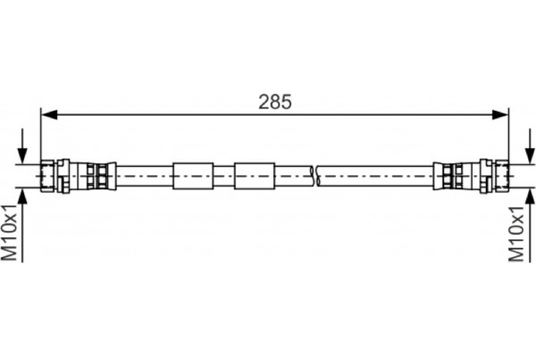 Bosch Ελαστικός Σωλήνας Φρένων - 1 987 481 522