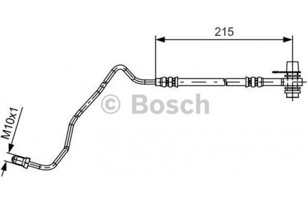 Bosch Ελαστικός Σωλήνας Φρένων - 1 987 481 532