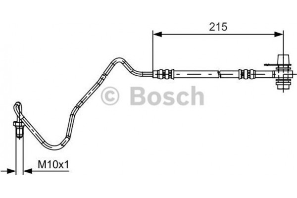 Bosch Ελαστικός Σωλήνας Φρένων - 1 987 481 533
