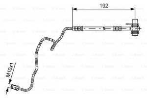 Bosch Ελαστικός Σωλήνας Φρένων - 1 987 481 536