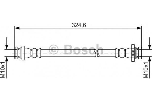 Bosch Ελαστικός Σωλήνας Φρένων - 1 987 481 559