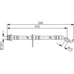 Bosch Ελαστικός Σωλήνας Φρένων - 1 987 481 560 Bosch Ελαστικός Σωλήνας Φρένων - 1 987 481 560