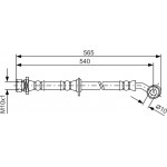 Bosch Ελαστικός Σωλήνας Φρένων - 1 987 481 561 Bosch Ελαστικός Σωλήνας Φρένων - 1 987 481 561