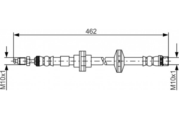 Bosch Ελαστικός Σωλήνας Φρένων - 1 987 481 565 Bosch Ελαστικός Σωλήνας Φρένων - 1 987 481 565