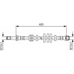 Bosch Ελαστικός Σωλήνας Φρένων - 1 987 481 568 Bosch Ελαστικός Σωλήνας Φρένων - 1 987 481 568