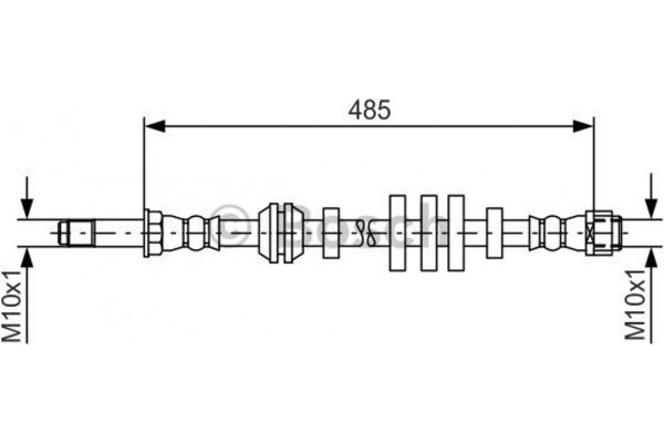 Bosch Ελαστικός Σωλήνας Φρένων - 1 987 481 568